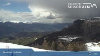 Archiv Foto Webcam Seiser Alm: Bergstation Spitzbühl 14:00