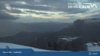 Archiv Foto Webcam Seiser Alm: Bergstation Spitzbühl 18:00