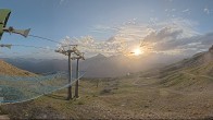 Archiv Foto Webcam Sestriere: Roccia Rotonda 19:00