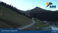 Archived image Webcam See - Top station Medrigjoch gondola 06:00