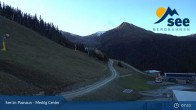 Archived image Webcam See - Top station Medrigjoch gondola 07:00