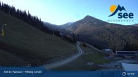 Archived image Webcam See - Top station Medrigjoch gondola 08:00