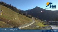 Archived image Webcam See - Top station Medrigjoch gondola 14:00