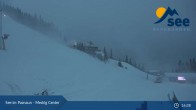 Archived image Webcam See - Top station Medrigjoch gondola 18:00