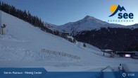 Archived image Webcam See - Top station Medrigjoch gondola 04:00