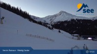 Archived image Webcam See - Top station Medrigjoch gondola 06:00