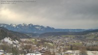 Archived image Webcam Panoramic View from Gampelün in Frastanz 13:00