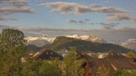 Archived image Webcam Panoramic View of Alvier and Fulfirst from Gisingen, Feldkirch 05:00