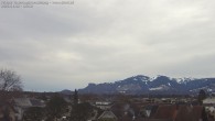 Archived image Webcam Panoramic view of the Hohe Kugel and the Rhine Valley from Feldkirch 07:00