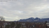 Archived image Webcam Panoramic view of the Hohe Kugel and the Rhine Valley from Feldkirch 09:00