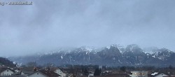 Archived image Webcam Panoramic view of the Hoher Kasten over Gisingen 15:00