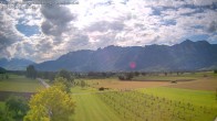 Archived image Webcam Panoramic view from Feldkirch to Furgglenfirst, Kamor and Hoher Kasten 15:00