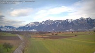 Archived image Webcam Panoramic view from Feldkirch to Furgglenfirst, Kamor and Hoher Kasten 09:00