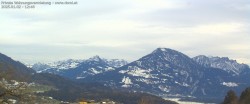 Archived image Webcam View from Gampelün to Hoher Fraßen, Walgau and Breithorn 11:00