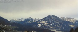 Archived image Webcam View from Gampelün to Hoher Fraßen, Walgau and Breithorn 13:00