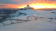 Archiv Foto Webcam Glacier 3000: Alpine Coaster am Scex Rouge 06:00