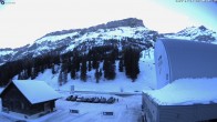 Archived image Webcam Glacier 3000: Col du Pillon Base station 07:00