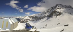 Archived image Webcam Glacier 3000: Top Station Cabane 13:00