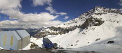 Archiv Foto Webcam Glacier 3000: Bergstation Cabane 13:00