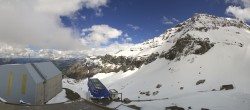 Archiv Foto Webcam Glacier 3000: Bergstation Cabane 13:00