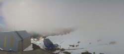 Archiv Foto Webcam Glacier 3000: Bergstation Cabane 17:00