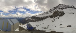 Archiv Foto Webcam Glacier 3000: Bergstation Cabane 09:00