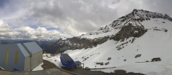 Archiv Foto Webcam Glacier 3000: Bergstation Cabane 11:00