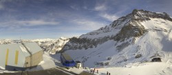 Archiv Foto Webcam Glacier 3000: Bergstation Cabane 13:00