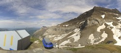 Archiv Foto Webcam Glacier 3000: Bergstation Cabane 15:00