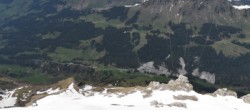 Archiv Foto Webcam Glacier 3000: Schwarze Piste Black Wall 13:00
