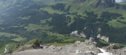 Archiv Foto Webcam Glacier 3000: Schwarze Piste Black Wall 15:00