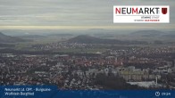 Archiv Foto Webcam Neumarkt / Oberpfalz: Blick von der Burgruine Wolfstein 08:00