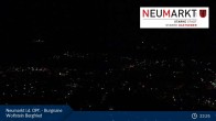 Archiv Foto Webcam Neumarkt / Oberpfalz: Blick von der Burgruine Wolfstein 02:00