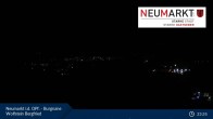 Archiv Foto Webcam Neumarkt / Oberpfalz: Blick von der Burgruine Wolfstein 02:00