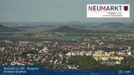 Archiv Foto Webcam Neumarkt / Oberpfalz: Blick von der Burgruine Wolfstein 07:00