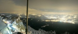 Archiv Foto Webcam Pilatus bei Luzern - Bergstation 19:00