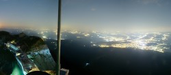 Archived image Webcam Pilatus: Railway top station 23:00