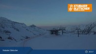 Archiv Foto Webcam Stubaier Gletscher: Murmele Bergstation 02:00