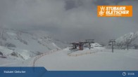 Archiv Foto Webcam Stubaier Gletscher: Murmele Bergstation 14:00
