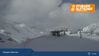 Archiv Foto Webcam Stubaier Gletscher: Murmele Bergstation 16:00