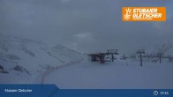 Archiv Foto Webcam Stubaier Gletscher: Murmele Bergstation 18:00