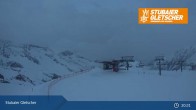 Archiv Foto Webcam Stubaier Gletscher: Murmele Bergstation 20:00