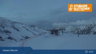Archived image Webcam Stubai Glacier: Top Station Murmele 02:00