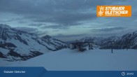 Archived image Webcam Stubai Glacier: Top Station Murmele 00:00