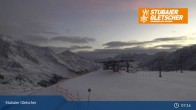 Archiv Foto Webcam Stubaier Gletscher: Murmele Bergstation 07:00