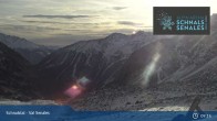 Archived image Webcam Schnalstal Glacier: Lazaun Top Station 08:00