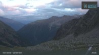 Archived image Webcam Schnalstal Glacier: Lazaun Top Station 00:00