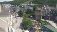 Archived image Webcam Tremblant: Base Station Cabriolet 04:00