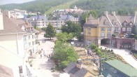 Archived image Webcam Tremblant: Base Station Cabriolet 09:00