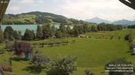 Archived image Webcam Lake Irrsee - Appartement Poidl 13:00